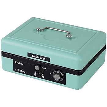 ホワイト金属製レジキャッシュボックス Amazon | カール事務器(CARL) そとレジ 手提げ金庫 キャッシュ